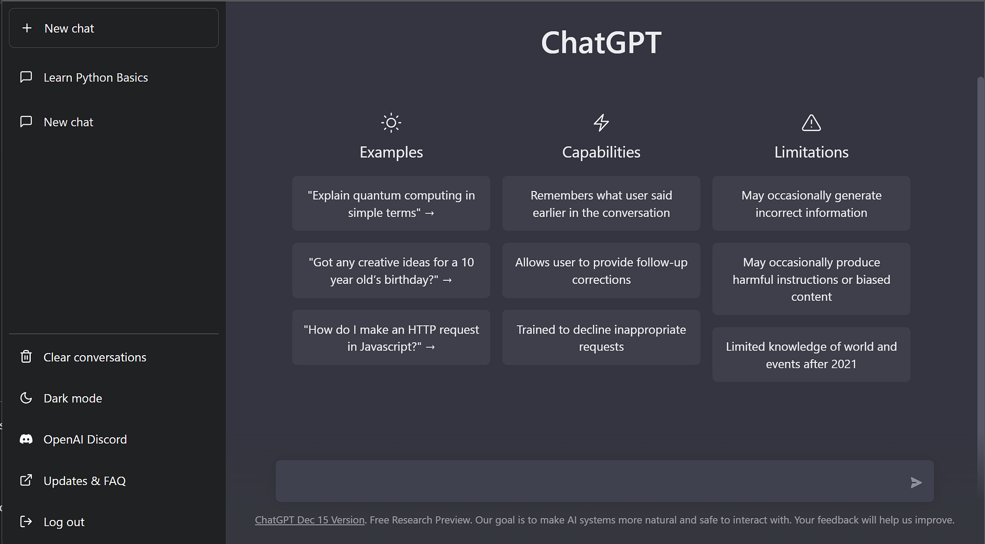 Learn Python with ChatGPT
