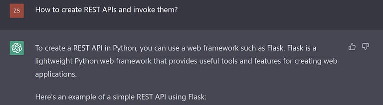 Python REST API
