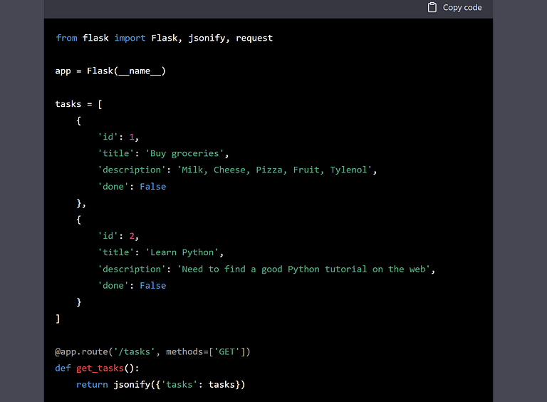 Python REST API