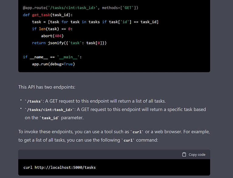 Python REST API